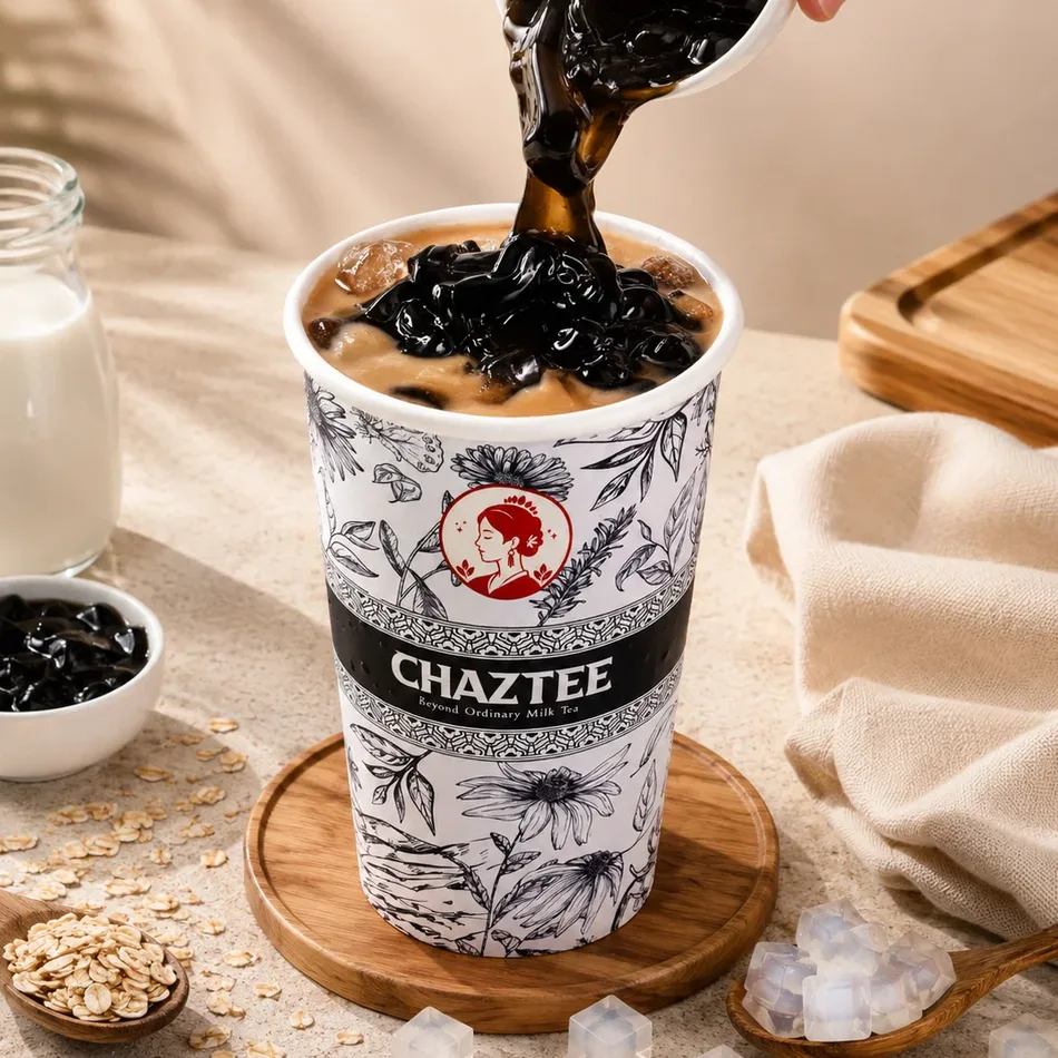 Milk Tea Grass Jelly